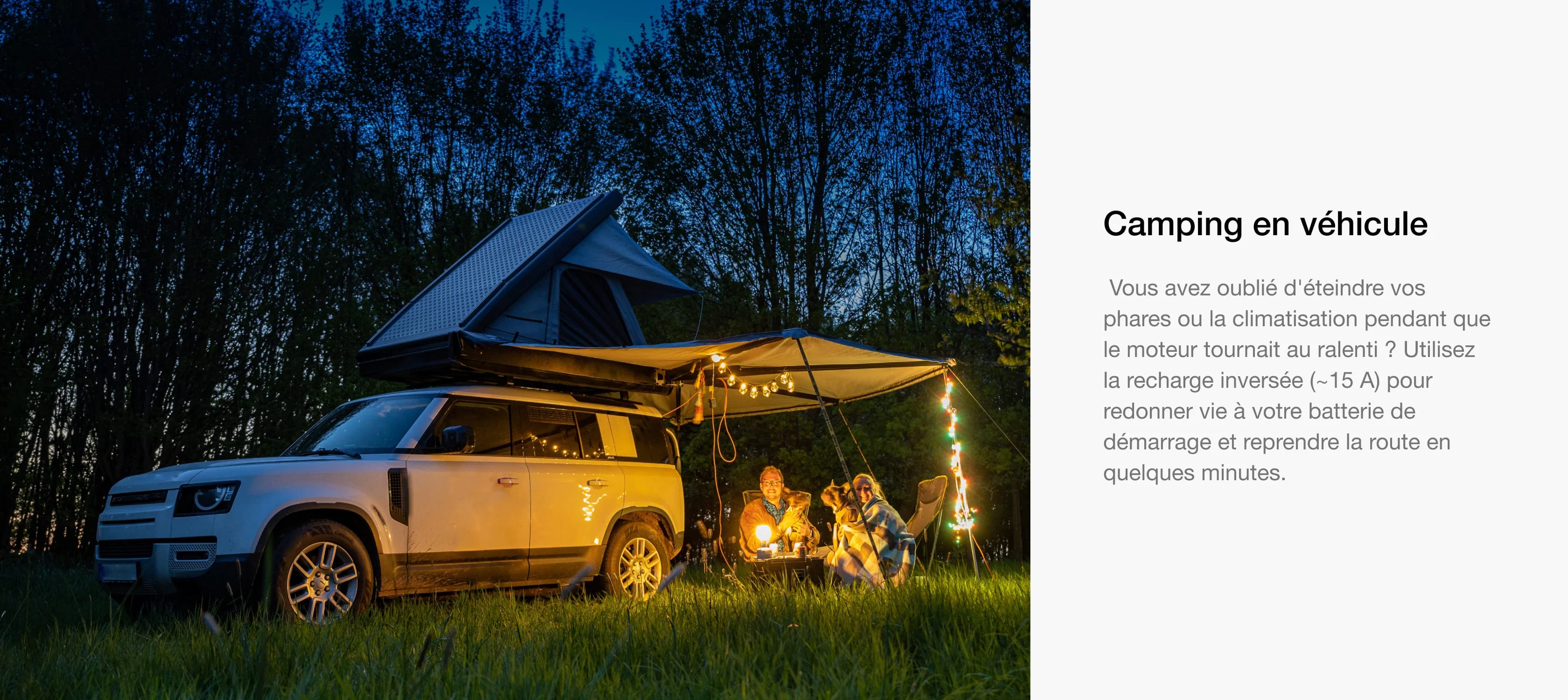 Utilisation du chargeur d’alternateur EcoFlow pour le camping en véhicule